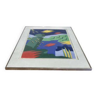 Lithograph 1 "BENT KARL JAKOBSEN".