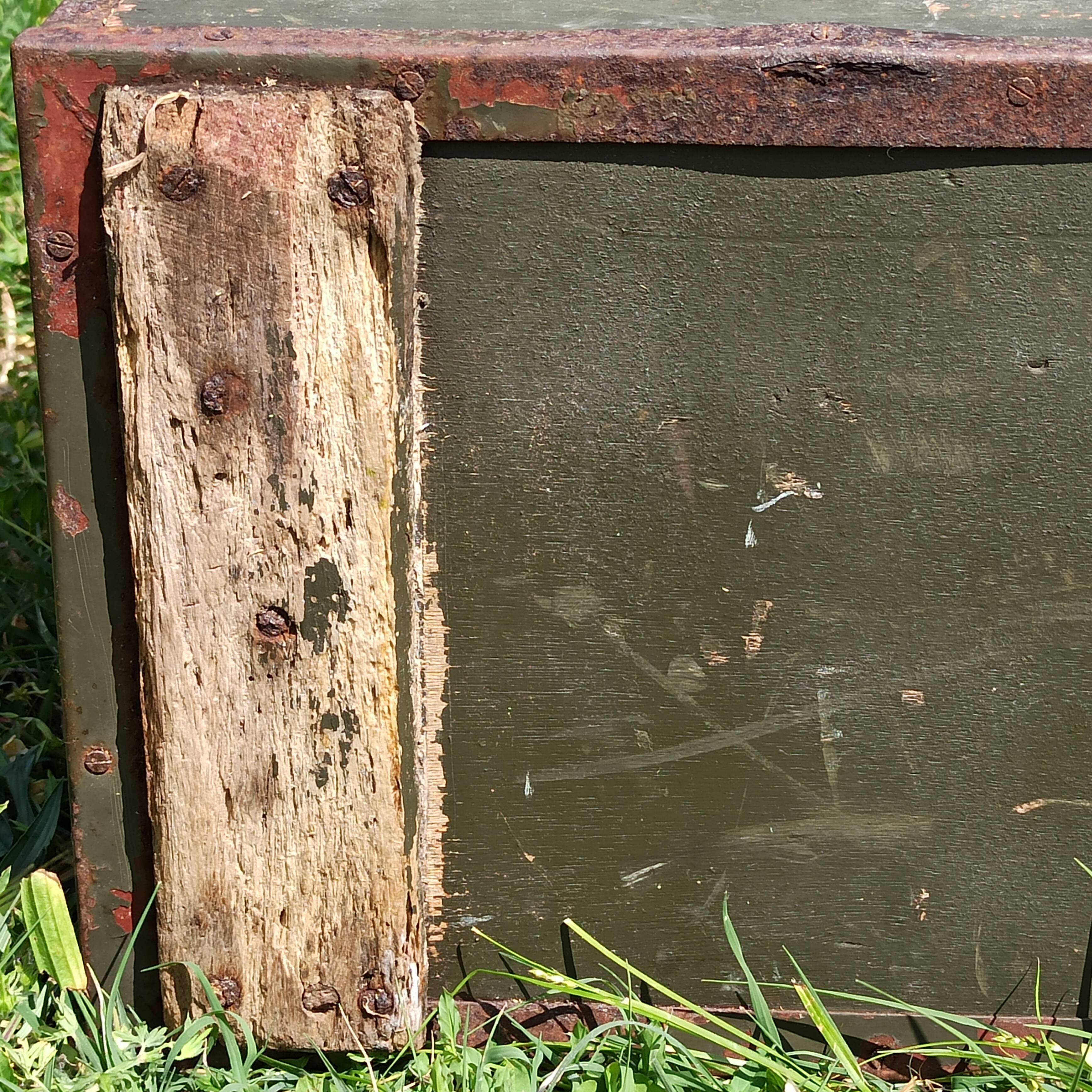 Trunk chest military bench 50s militaria