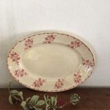 Oval dish Digoin Sarreguemines model "Margot"