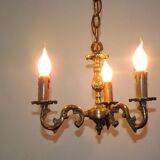 Bronze 3 light chandelier