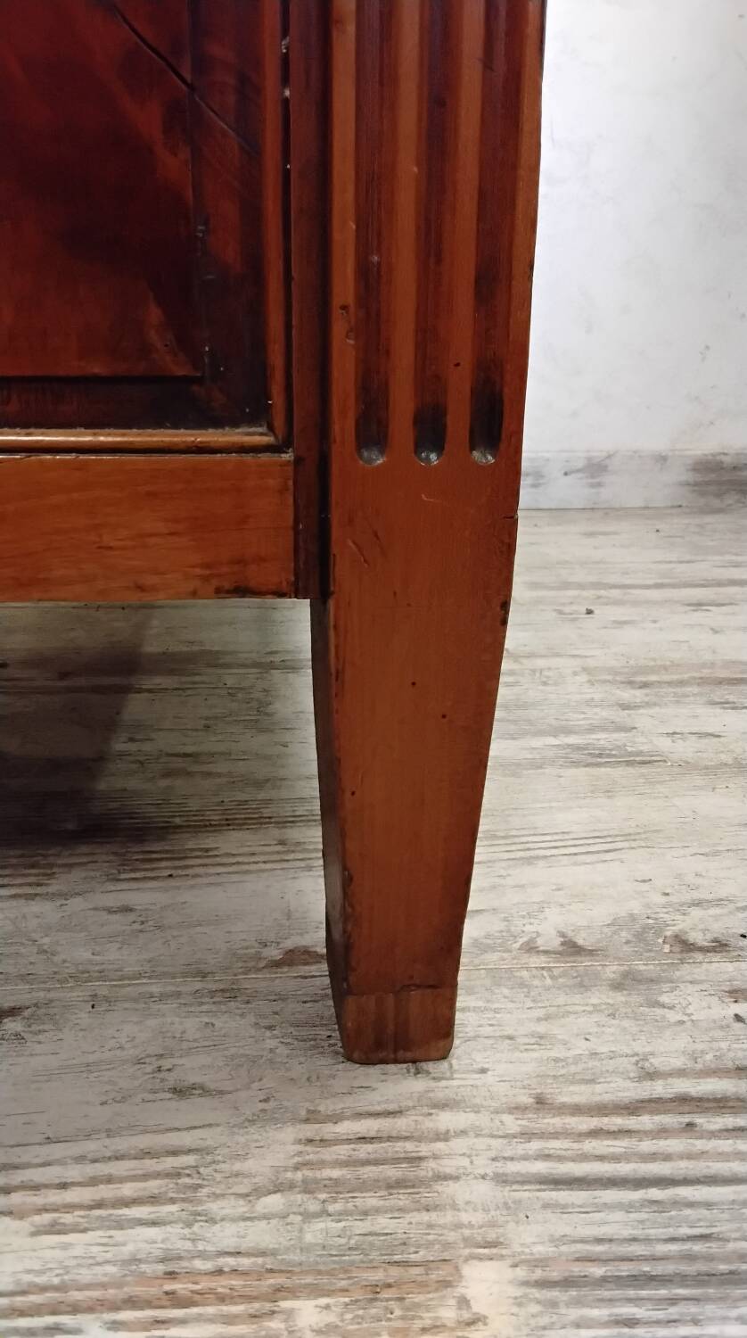 Louis XVI style walnut chest of drawers