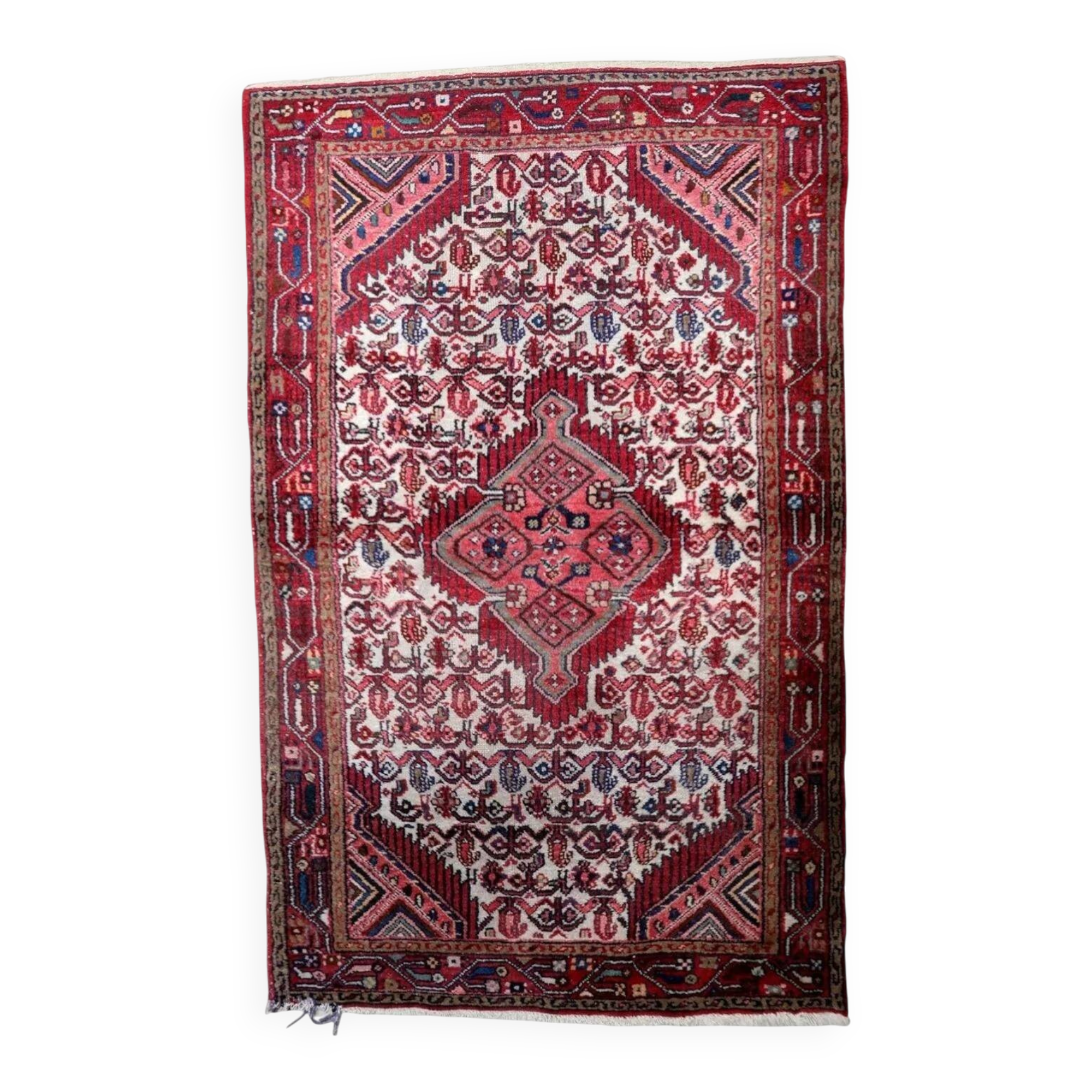 Antique Persian Hamadan rug 104cm x 171cm 1920s