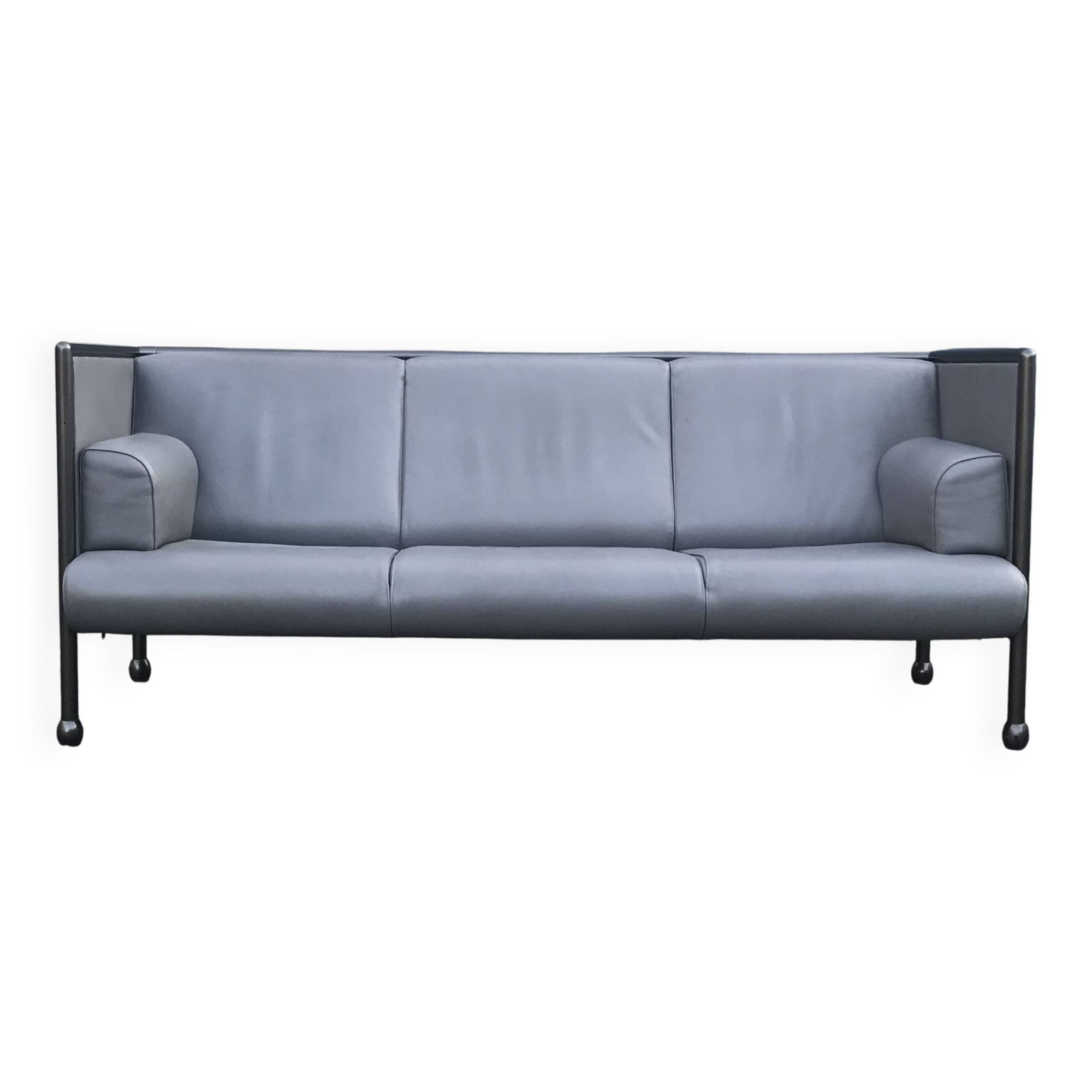 Postmodern Danube 850 3-seater sofa by Ettore Sottsass for Cassina 1992