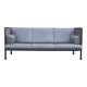 Postmodern Danube 850 3-seater sofa by Ettore Sottsass for Cassina 1992