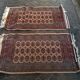 Pair of vintage carpets 112 x 68 cm