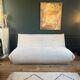 SIA white bouclette designer sofa