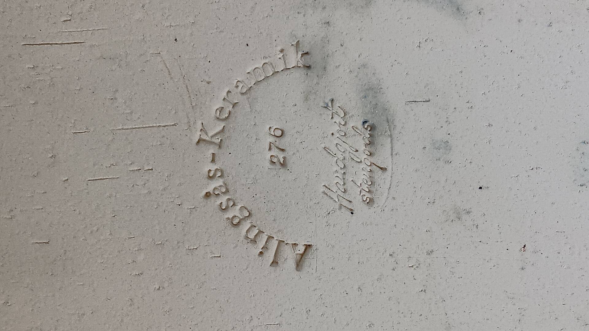 Brutalist wall plaque