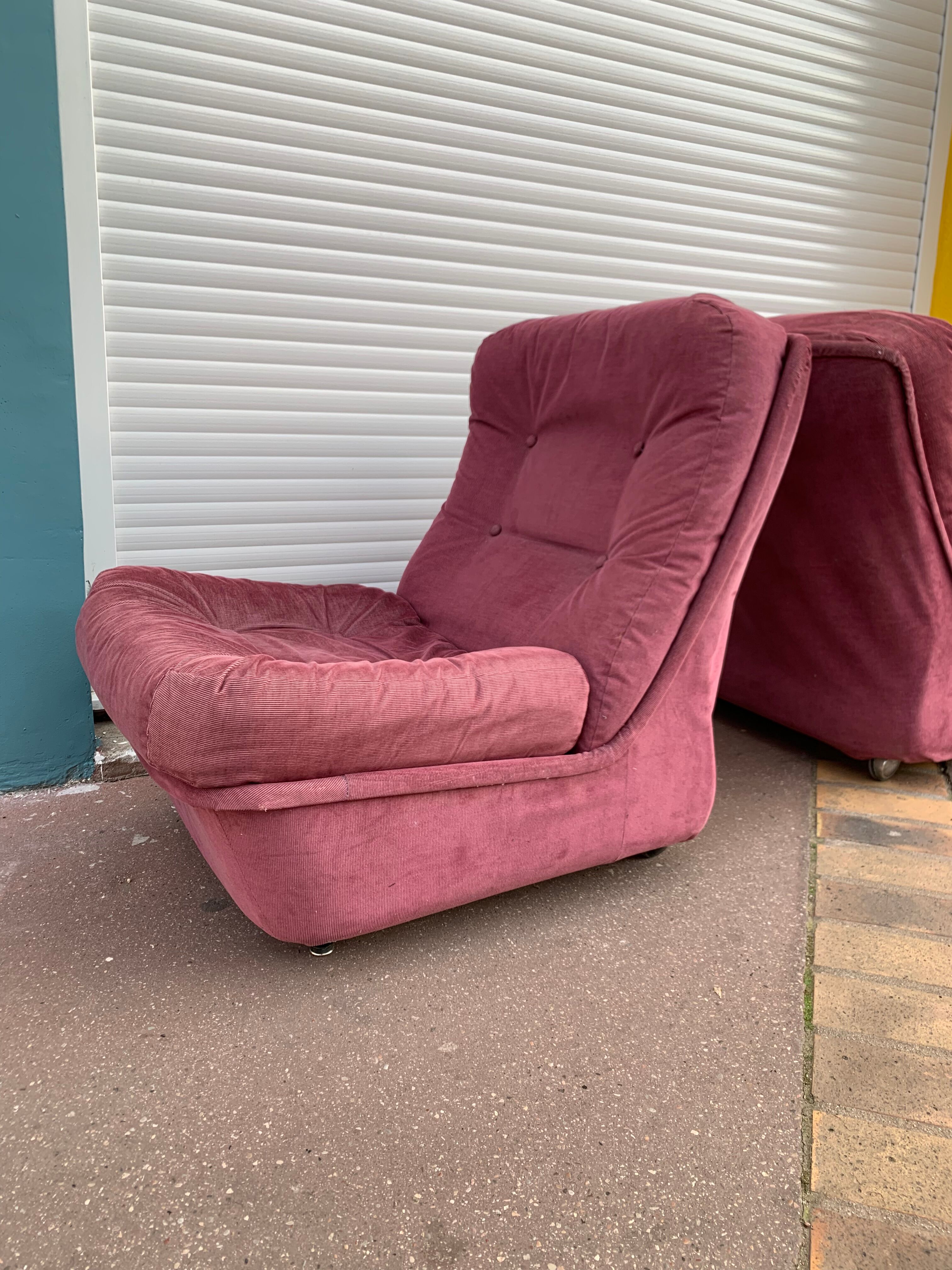 Fauteuils Orchidée de Michel Cadestin pour Airborne 1970