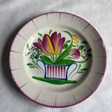 4 assiettes Alsacienne XIXe