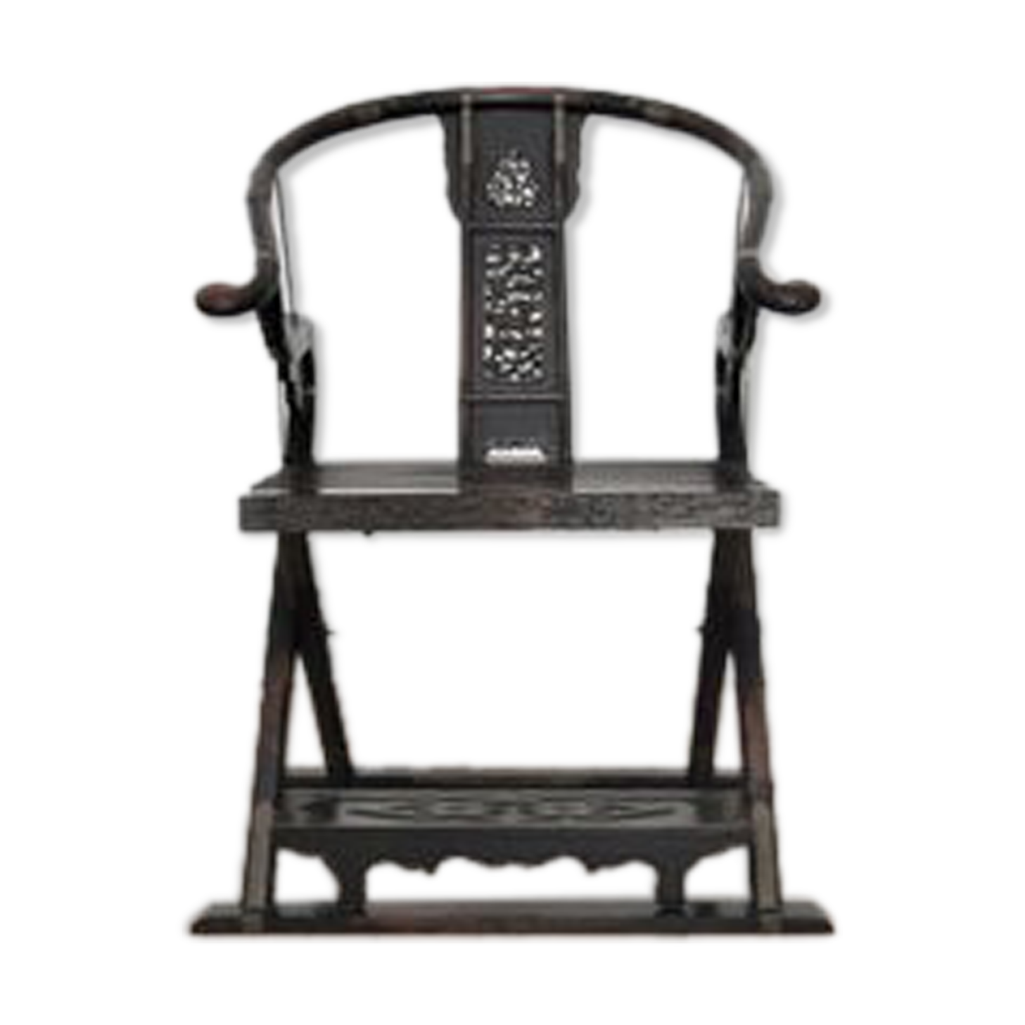 Antique Folding Lounge Chair