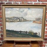Framed oil on canvas signed A.Defanzievo