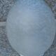 Speckled glass egg lamp by Vianne from the 1980s.