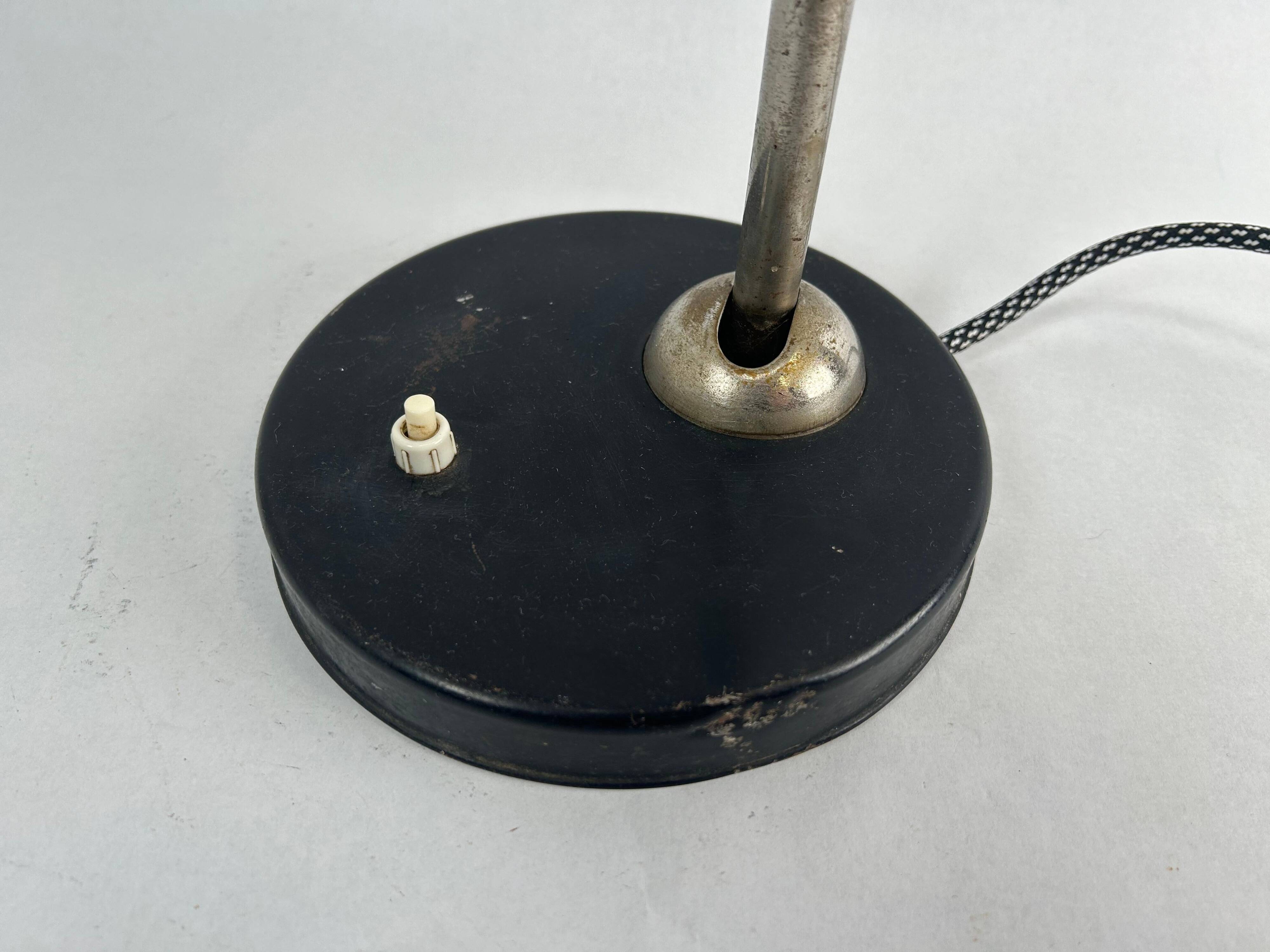 Mid-century design desk lamp by Christian Dell for Escolux Germany.