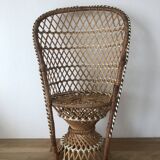 Emmanuelle miniature wicker armchair