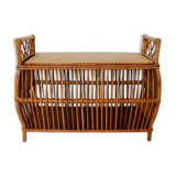 Rattan chest bench