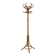 Vintage parrot coat rack in rattan and bamboo