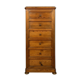 Furniture by trade Cabinet in false pretence of semainier in pine around 1850
