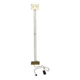 Vintage 60's floor lamp in gilded brass with swivel head