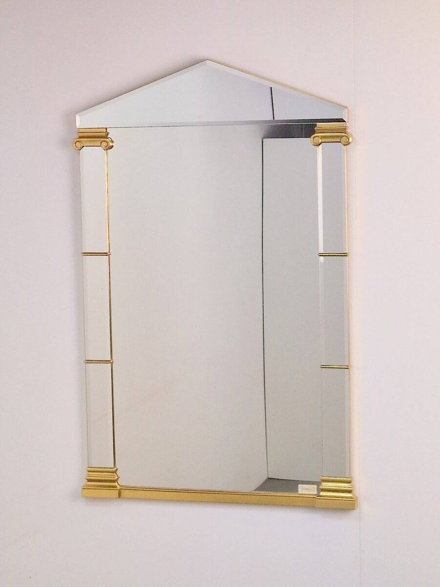 Hollywood Regency Gilded Mirror from Deknudt, Belgium, 1970