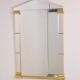 Hollywood Regency Gilded Mirror from Deknudt, Belgium, 1970