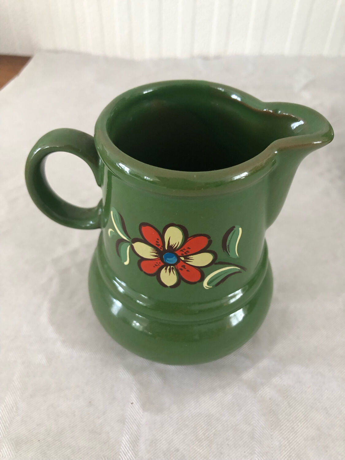 Set with coffee maker sugar milk pot and vintage Winterling plates