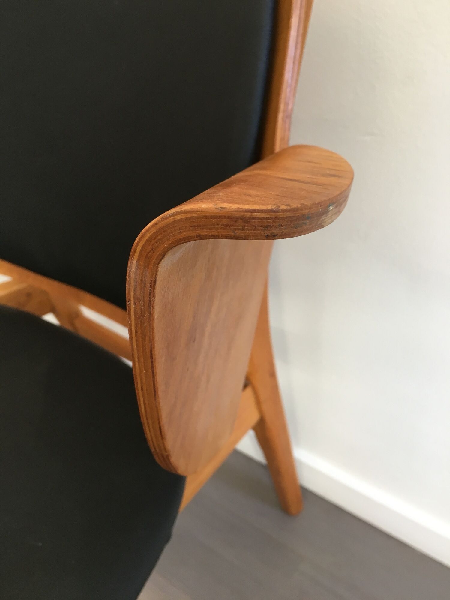 Hans Olsen lounge chair model 107 for Bramin, Denmark, 1950 's