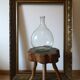 Tabouret en bois de ferme vintage