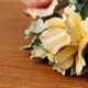 Bougeoir en porcelaine de Capodimonte, roses