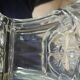 Cut crystal vase