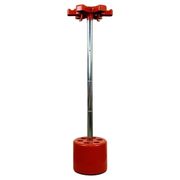 Red plastic and chrome coat rack VIP by Lucci and Orlandini for Velca Italy