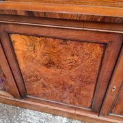 Large walnut shop library from the late 19th century.