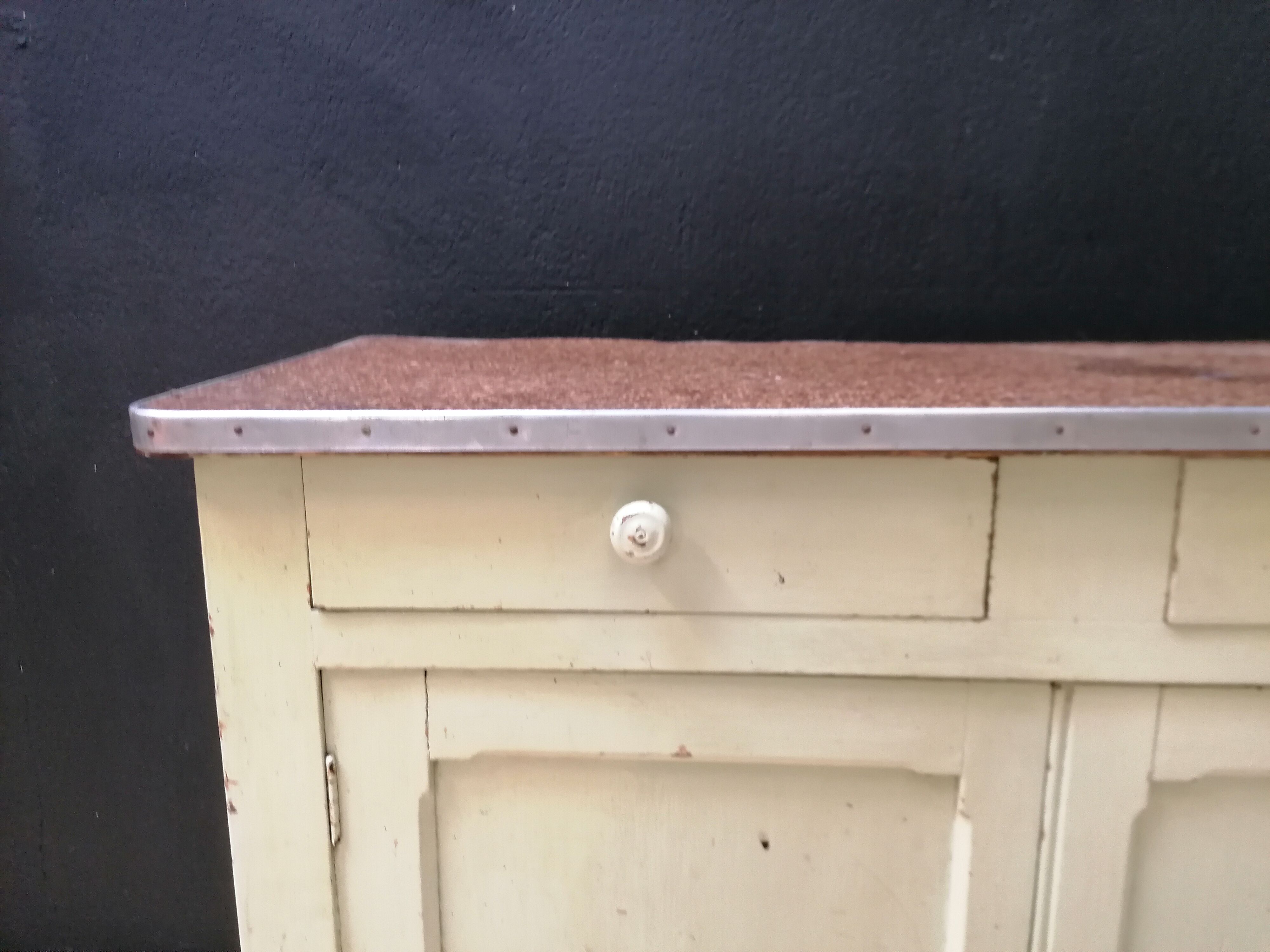 Kitchen furniture, formica top, 60s