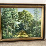 Signed forest landscape