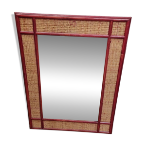 miroir rotin (77x58cm)