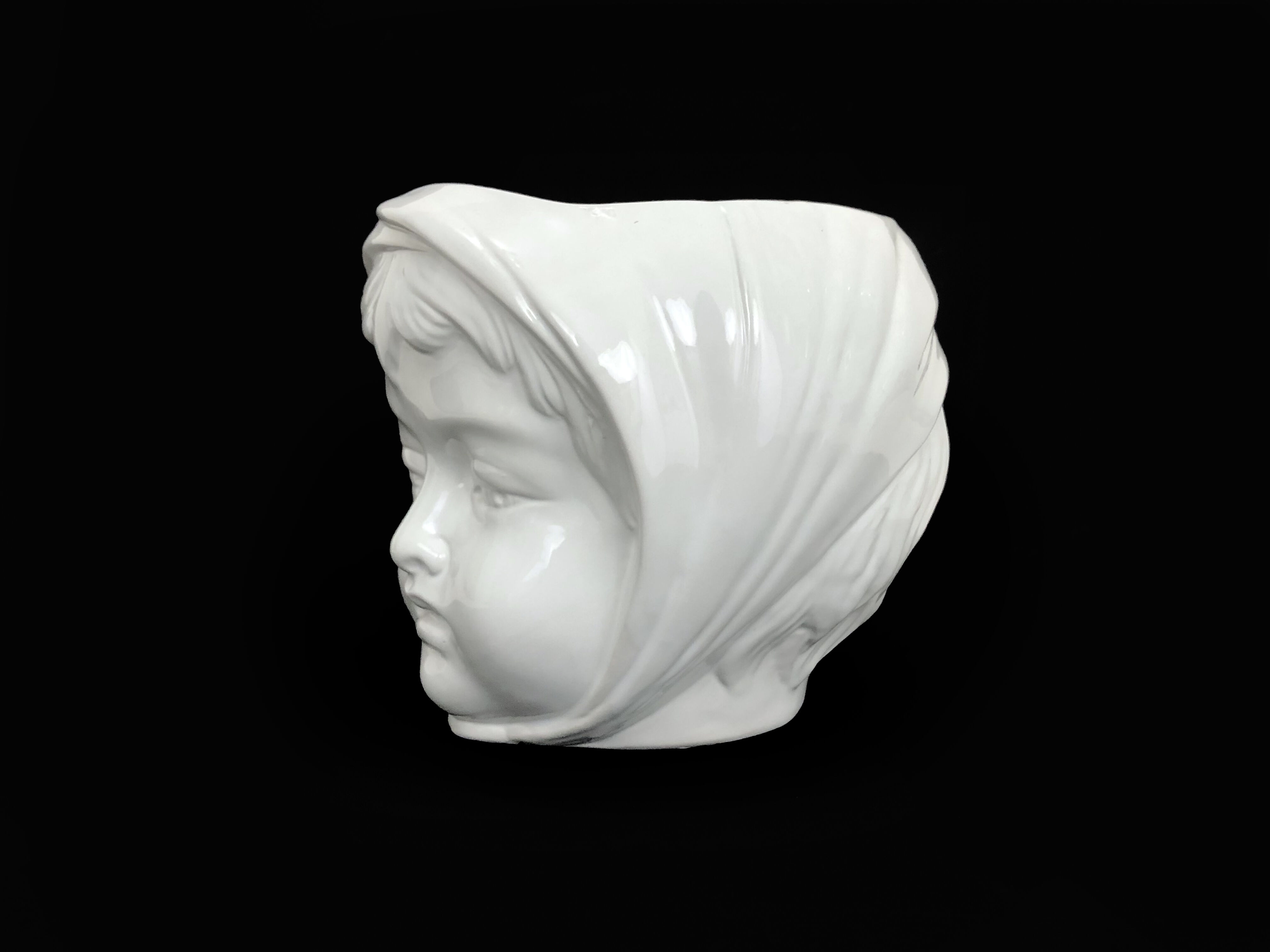 Cache pot, vase d'enfant en céramique, vintage années 70, Italie