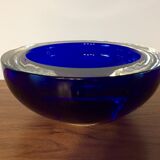Signed and dated Murano glass ashtray