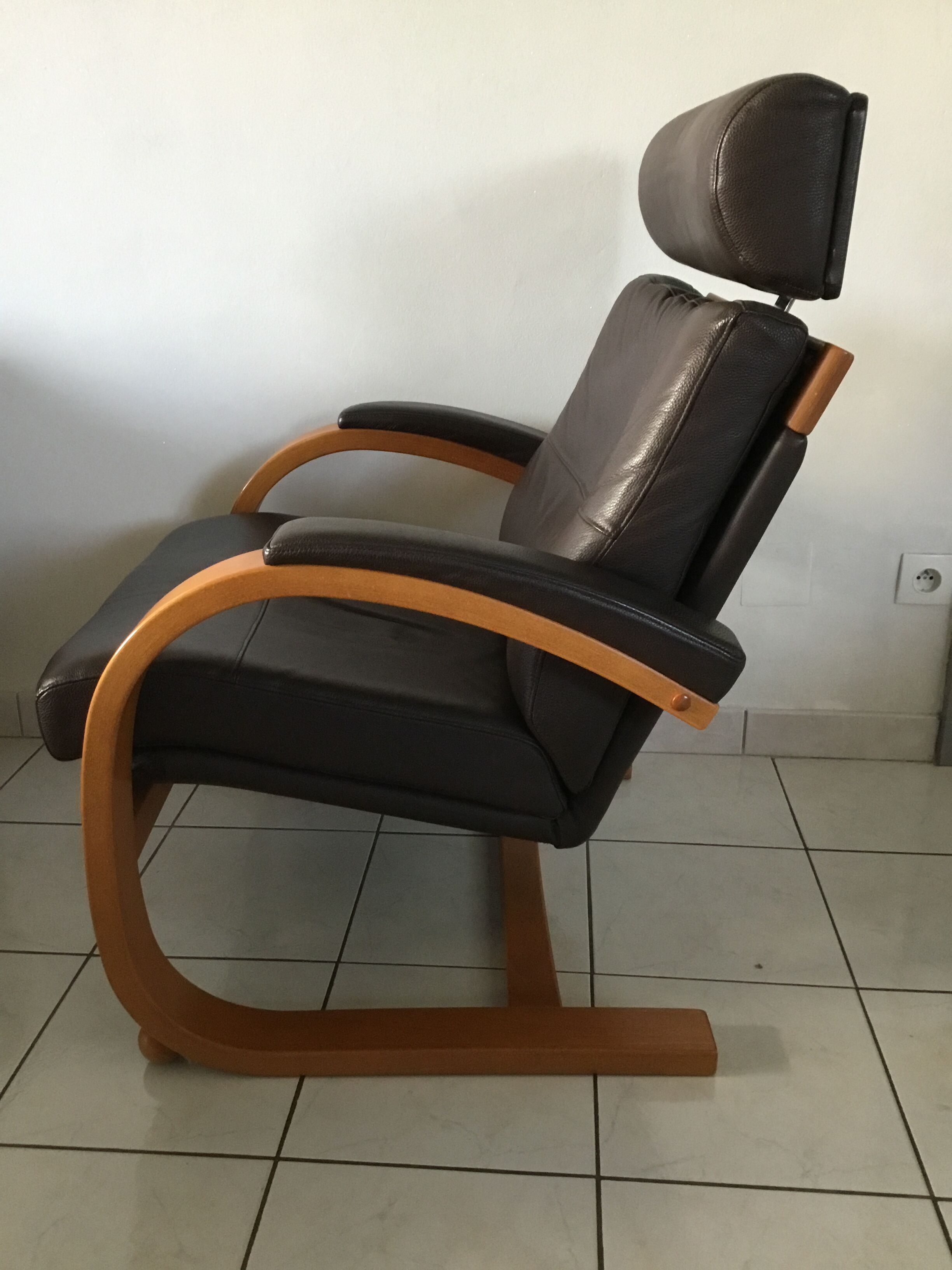 Leather armchair, Nelo Sweden