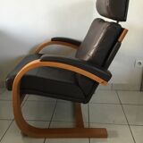 Leather armchair, Nelo Sweden