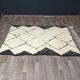 Traditional handmade wool rug, size 1.4/2.6 m.