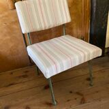 Industrial metal armchair