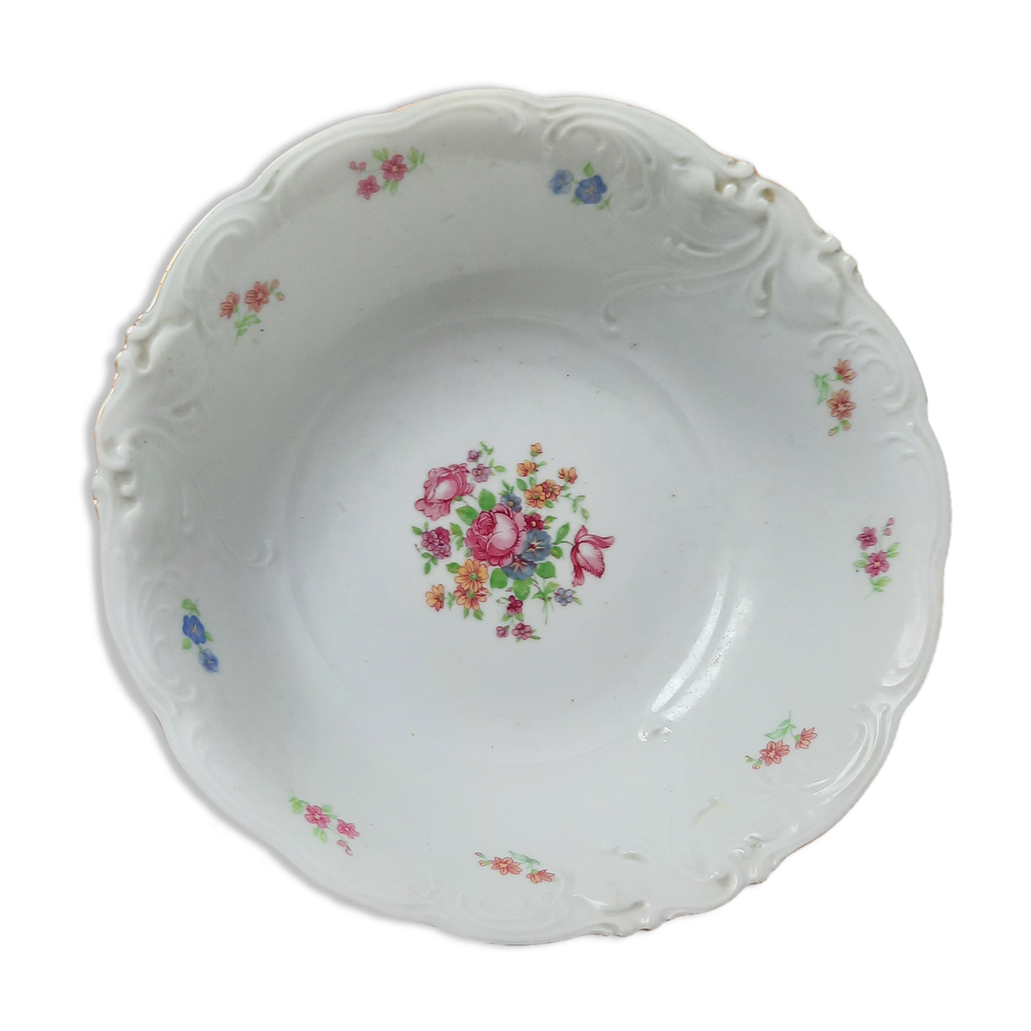 Saladier en porcelaine vintage