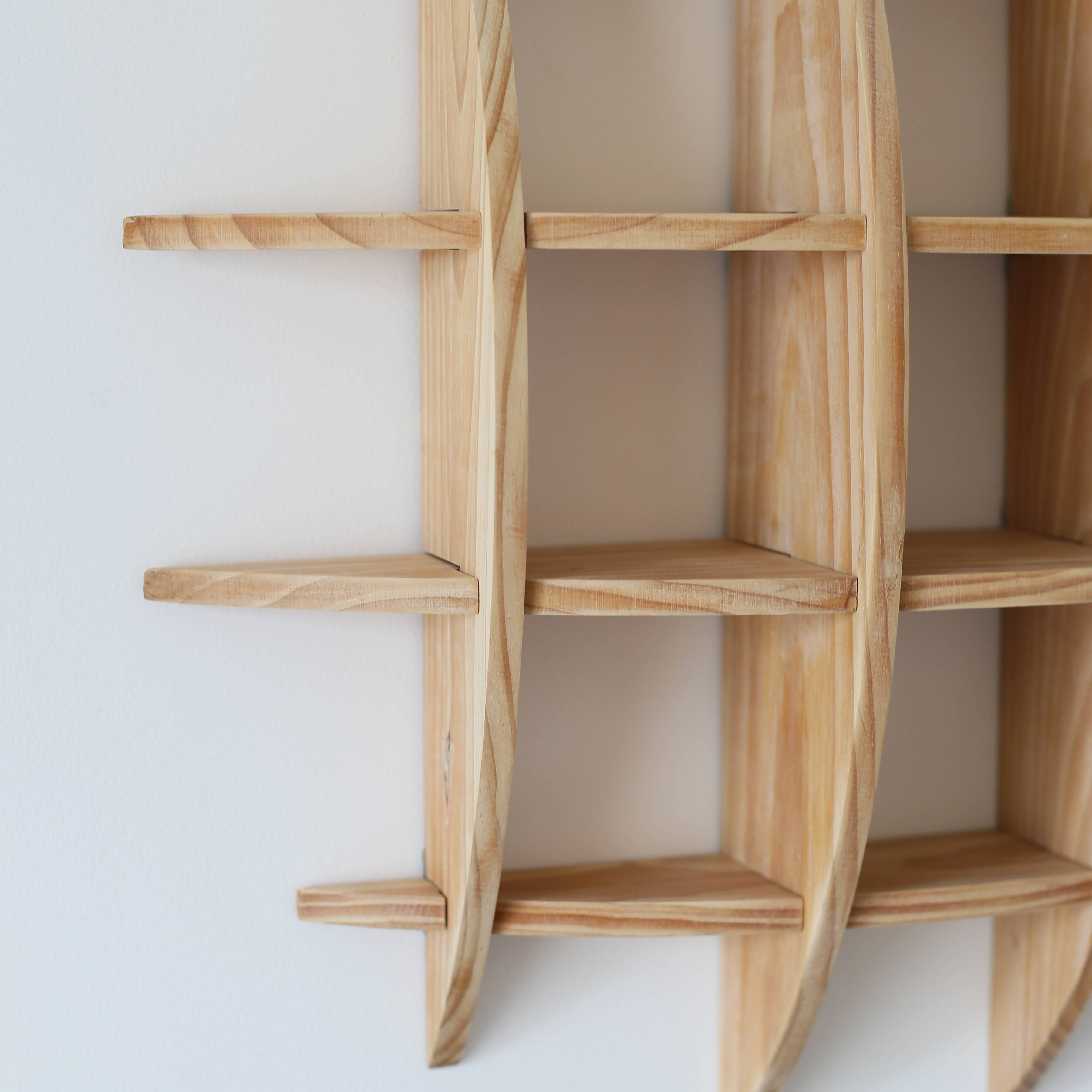 Spherical wall shelf