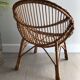 Vintage rattan armchair