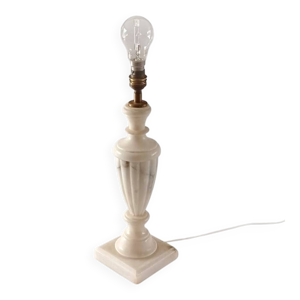 Grand pied de lampe en - marbre