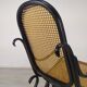 Rocking-chair curved wood