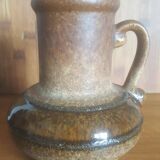 Vintage Strehla Germany Vase Brown