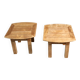 Pair of Teak Coffee Tables by the Brand Roland Vlaemynck