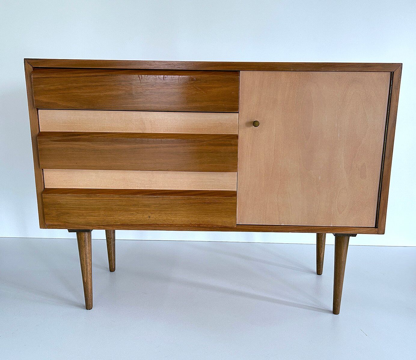 Buffet scandinave vintage en bois, années 1960