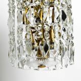 Lustre XL en cristal et laiton par Vereinigte Werkstätten