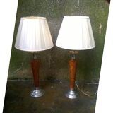 Pair of art deco lamp